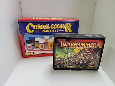 ド*ク様 Citadel Colour 塗料 75本中古 Games Workshop box Citadel Color Paint 1994 & Warhammer/Fantasy