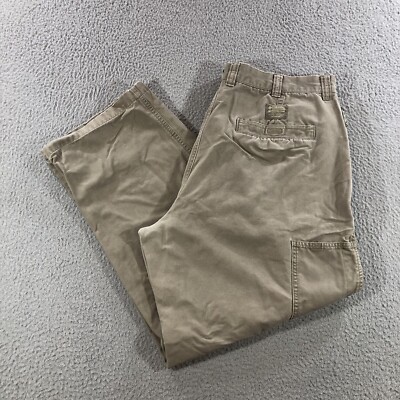 columbia cargo pants Actual Size 38x27 (38x30)  Beige Outdoors Camping Canvas