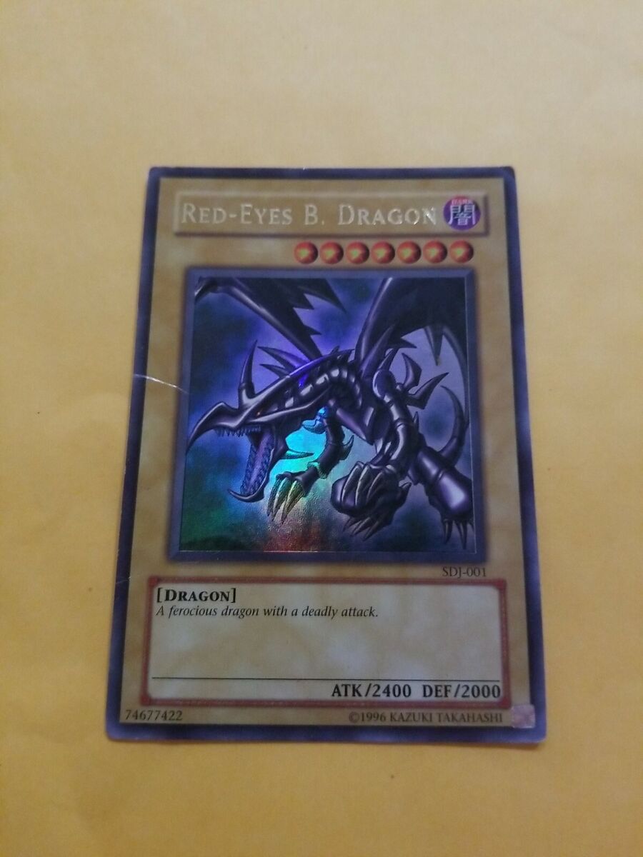YUGIOH Red Eyes Black Dragon SDJ-001 74677422 | eBay YUGIOH Red Eyes Black Dragon SDJ-001 74677422 | eBay