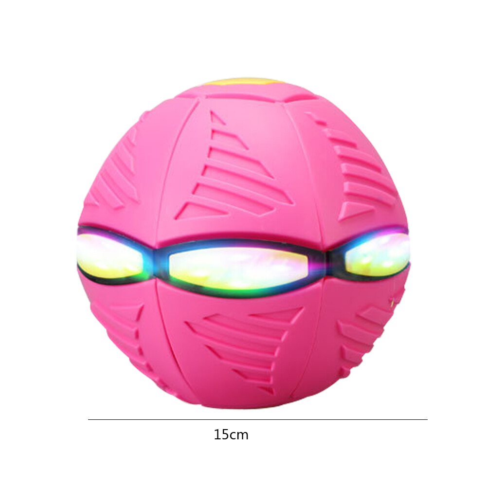 2023 Flying UFO Flat Throw Disc Ball Toy Flying Saucer Ball Dog Toy Pet