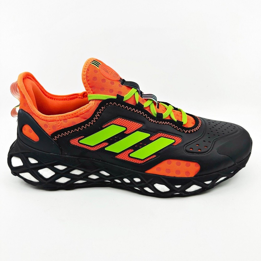 Adidas Rich Mnisi Web Boost Sneakers Black Orange Green Mens IF5282