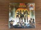 KISS - LOVE GUN Tangerine/Aqua Splatter Vinyl Record "SEALED" Walmart Exclusive.