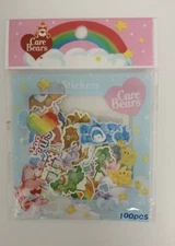 Care Bears Rare Vintage 100 Stickers American Greetings Scrapbooking Kids Diary