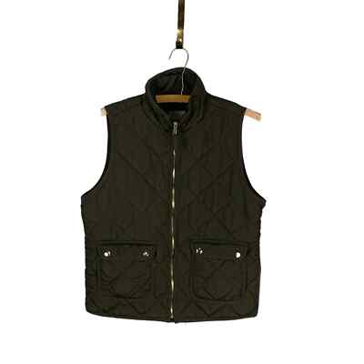 Thread & Supply Olive Green Quilted Vest  - Size M