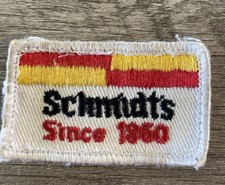  1960 s Schmidt s Beer 1 1/2 x 2 1/2 Patch Fr...