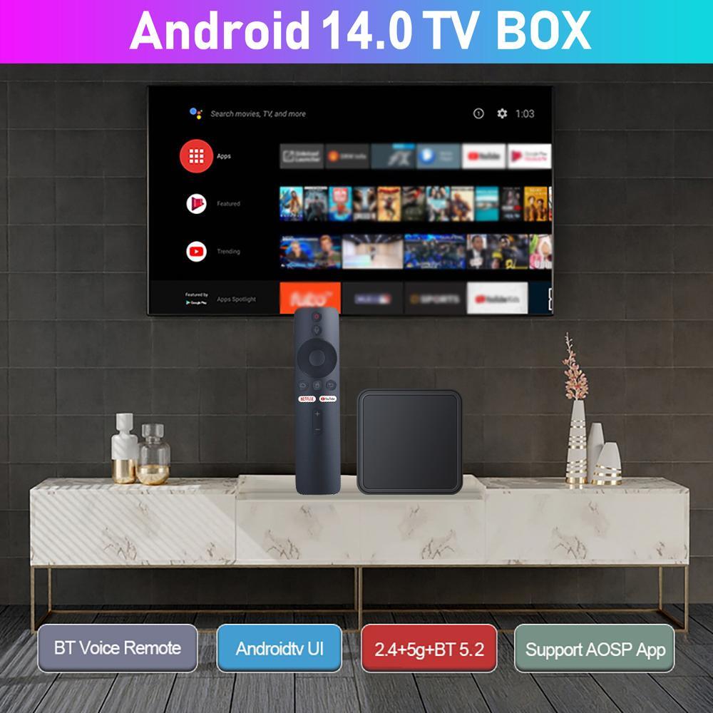 TV98 Pro TV Box Android 14 Allwinner H313 Quad Core 8K Video 4K