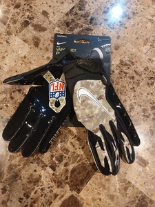 Nike Vapor Jet グローブ グレー/ブラック　Ｍ Nike Vapor Jet Mesh Football Gloves Sz 3XL PGF253-022 Gray & Black