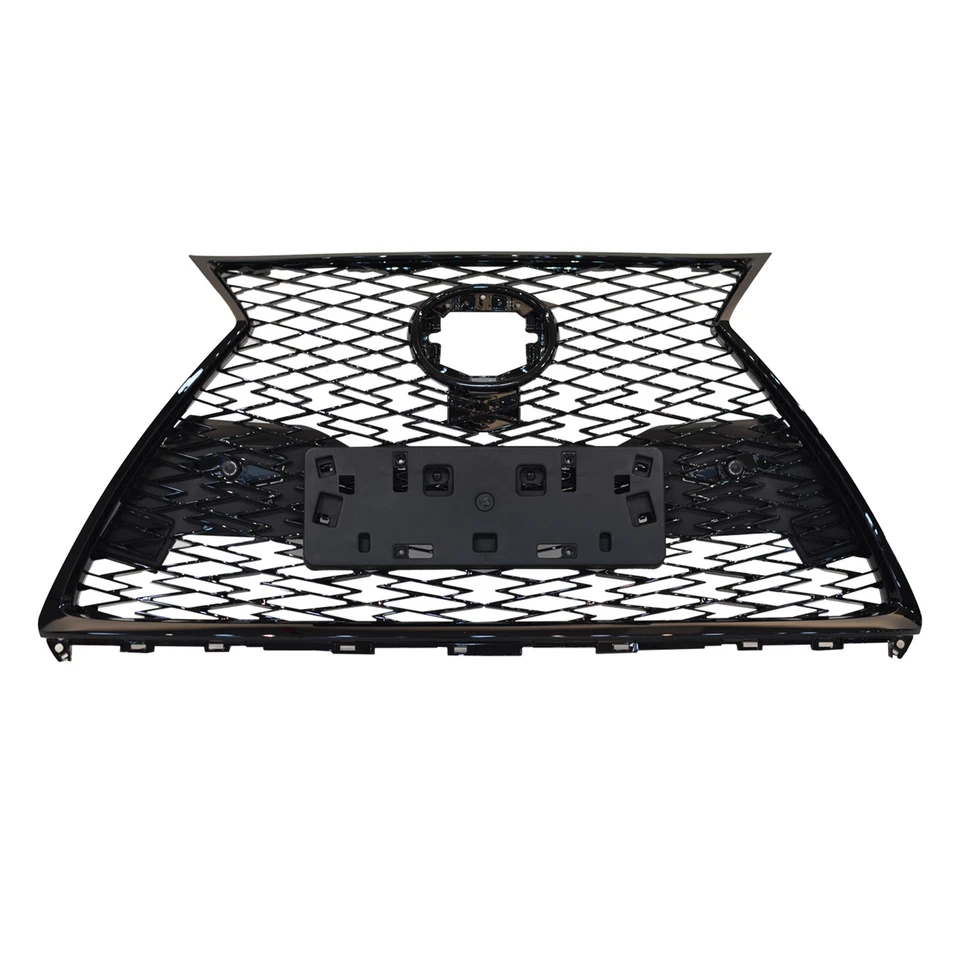 Fits 2018-21 Lexus NX300 F Sport Front Grille Gloss Black W/Fog Light Covers Set Foto 3 de 4