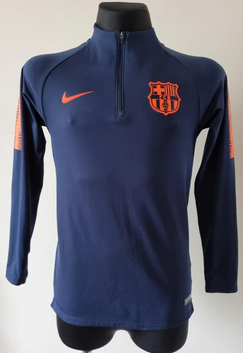 briefpapier Prik Roux Barcelona 2018 - 2019 Top training Squad football Nike Sweatshirt size  Small | eBay