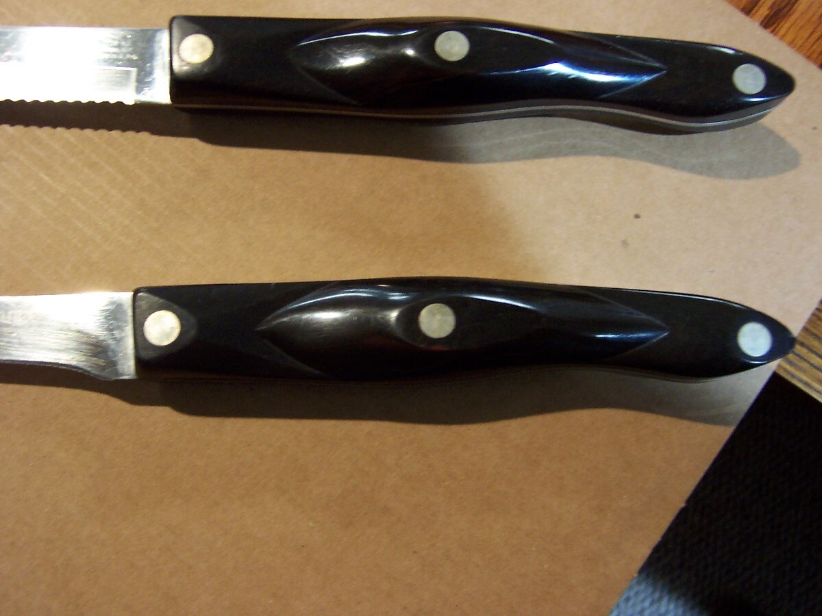 Cutco Knife Lot of 2 1761 KD , 1729 KA Olean New York Brown Handle eBay