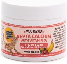 Flukers Repta Calcium Strawberry Banana Flavored 2 oz