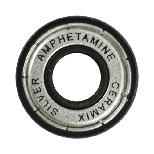 Amphetamine Inline Roller Hockey Speed Bearings and Spacers Kit Ceramic Silver - Picture 5 of 5
