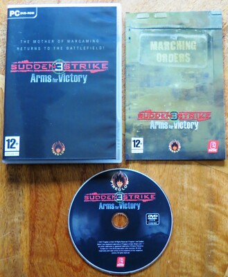 SUDDEN STRIKE 3 (PC DVD-ROM) III ARMS TO VICTORY - Sehr guter Zustand - KOSTENLOSER UK-VERSAND