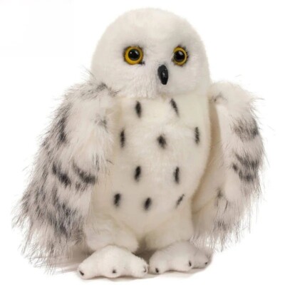 Snowy Owl 9 Inch Stuffed Animal Plush Toys Toddler Fluffy Dolls Kids Gifts