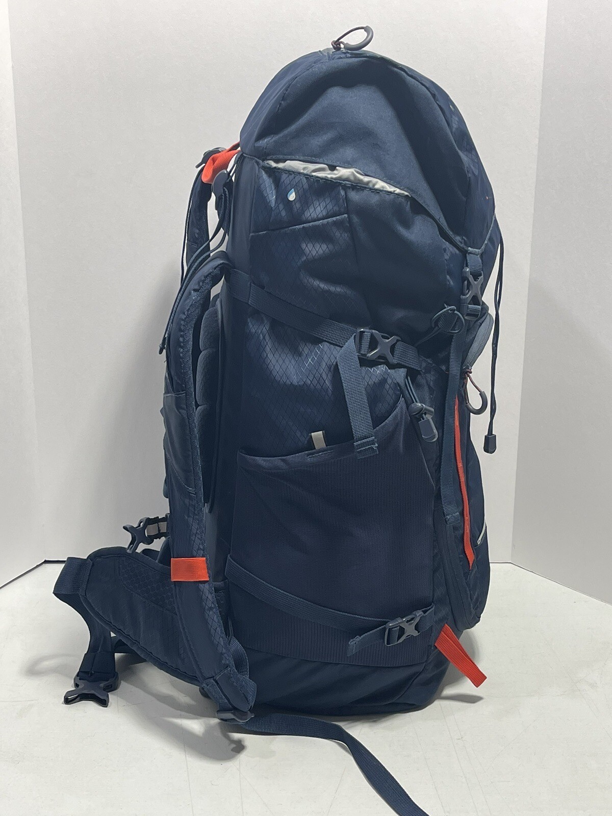 Slumberjack Trail Ridge 50 Liter Backpacking Backpack Blue Hiking Camping eBay
