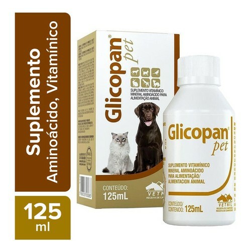 Glicopan Pet Vitamina Para Cão Cabelo Loira Quebradiço 125 ml📦. - Bild 1 von 5