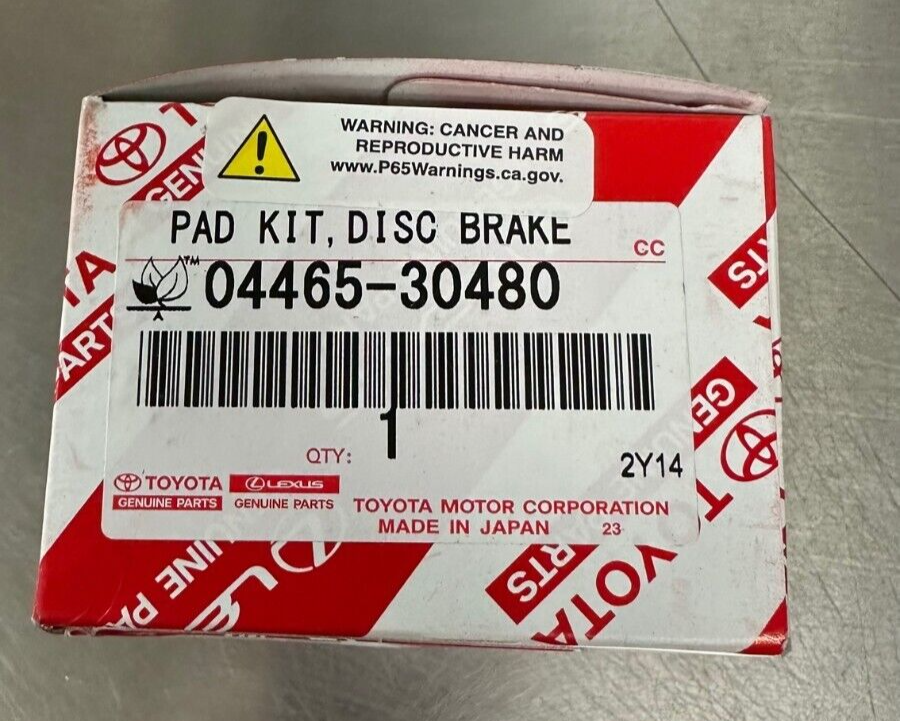 LEXUS FRONT BRAKE PADS 0446530480 eBay