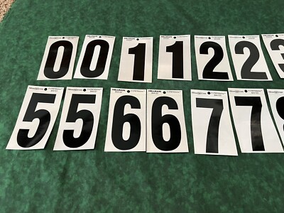 Lot De 3 Autocollants Pour Boîte Aux Lettres - Les Chiffres Lumineux