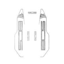 STAR SAM® FOURCHE AUTOCOLLANTS Bos STICKER ADHESIVES 26 pouces Die Cut