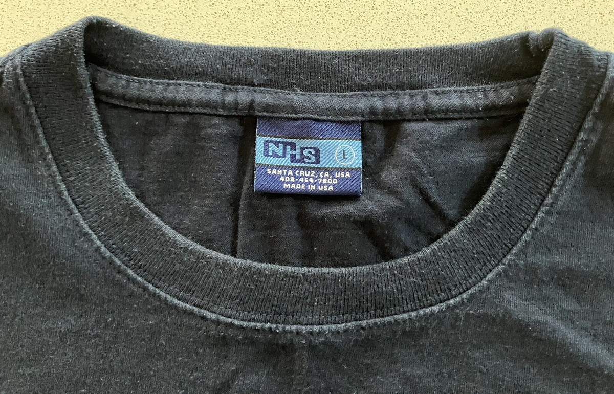 VINTAGE SANTA CRUZ SKATEBOARDS TEE - NAVY - L - 90's NHS TAG VINTAGE SANTA CRUZ SKATEBOARDS TEE - NAVY - L - 90's NHS TAG