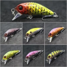 Crankbait Fishing Lure Hard Lures wLure 1/8 oz Minnow Tight Wobble Sinking C617
