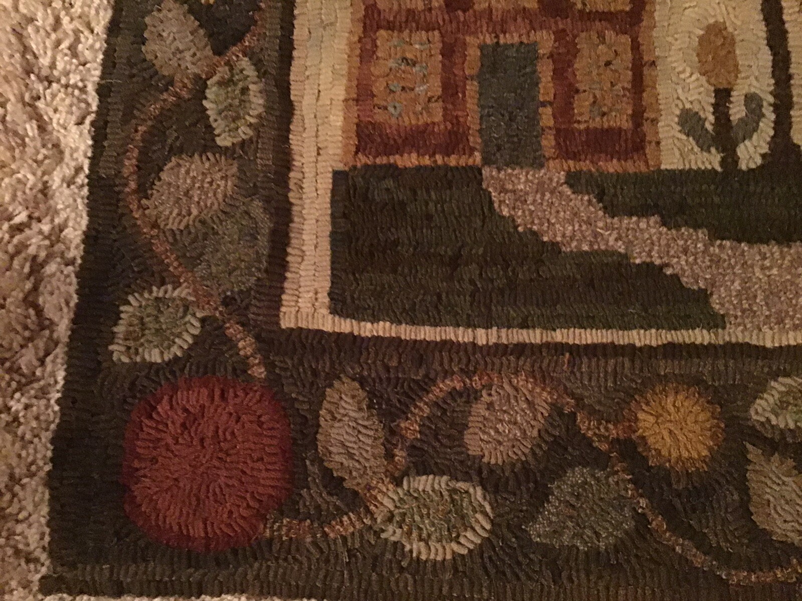 INCREDIBLE PEGGY TEICH HOOKED RUG eBay