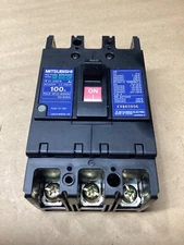 MITSUBISHI NF100-CP NO-FUSE BREAKER 100A 50-60HZ 3 POLE 600V #108A85PR2
