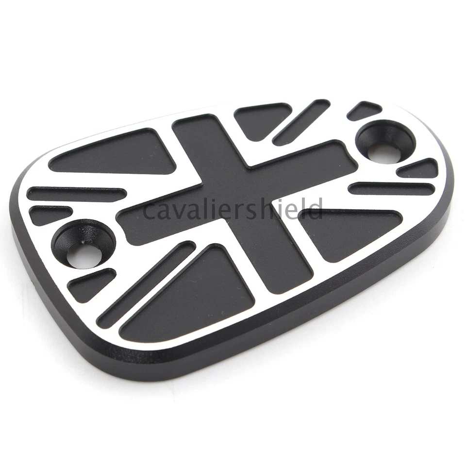 Tapa de cubierta de depósito de cilindro de freno delantero para Triumph T100 T120 Bonneville Bobber Foto 4 de 4