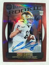2020 PANINI LEGACY CHASE CLAYPOOL RUBY PRIZM REFRACTOR AUTO RC /50 STEELERS