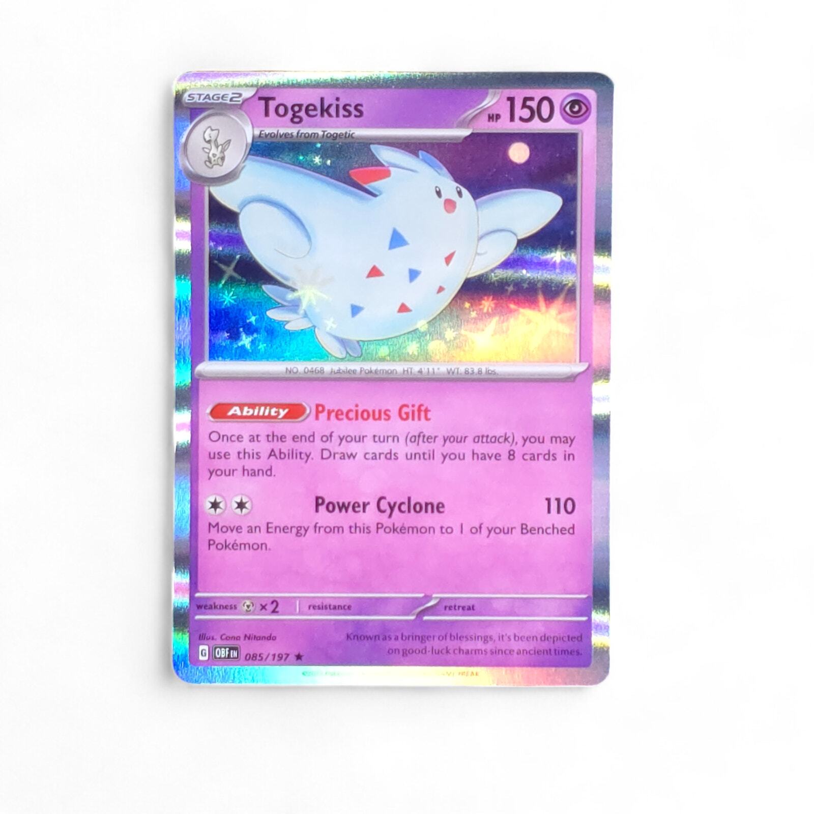 Togekiss 085/197 SV03: Obsidian Flames Holo for sale online | eBay Togekiss 085/197 SV03: Obsidian Flames Holo for sale online | eBay