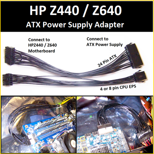 Adaptér Napájacieho Zdroja HP Z440 ATX 24PIN Na 18PIN A 8PIN Na 12PIN PSU, (4712697473772) • Ceny, Recenzie - Foto 2