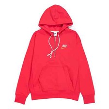 Nike Mens Half-Zip Hoodie Oversized Cardigan Pullover - Red - S M L - RRP £72.95