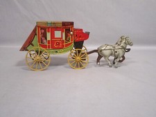 Vintage 1950's Northwestern Stage Lines Stagecoach Tin Toy