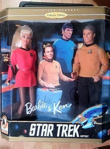 barbie and ken star trek 30th anniversary 1996