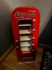 Coca-Cola 110V Mini Fridge- Retro Vending Machine Themed Portable Cooler