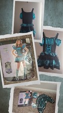 5pc   Twinkle Fairy Costume Dress-up    Teal Blue/Black    Jr. Medium