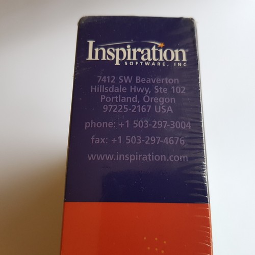 Inspiration 7 Logiciel PC Personnel Mac CD Tempête de Cerveau Organiser Idées 2003 - Photo 10/17