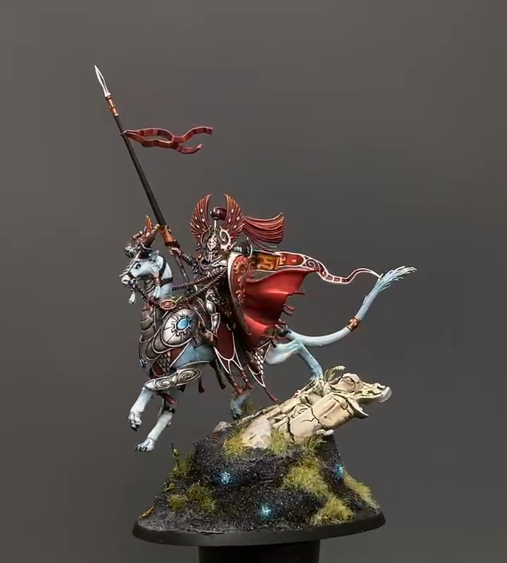Lyrior Uthralle Warden of Ymetrica Warhammer AOS Painted