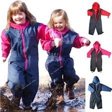 TOGZ  ALL IN ONE  WATERPROOF  FLEECE LINED  RAIN/SNOW SUIT  WARM & DRY 9M - 6YRS