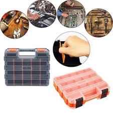 Double Side Tool Organizer Clear Screw Organizer for Electrician Screw Bolts