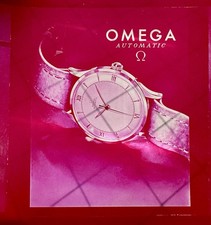 Vintage Originali Rare Lastre Fotografiche Pubblicitarie Anni 30 Orologi Omega