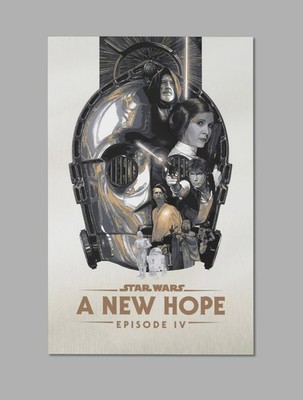 A New Hope Print -Star Wars Wall Art - 11'' x 17'' Marvel Poster