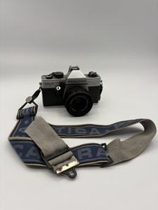 Praktica MTL 5 35mm SLR Camera Carl Zeiss Jena Tessar 50mm f2.8 Lens M42 Strap