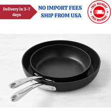 All-Clad HA1 Expert Hard Anodized Nonstick Fry Pan, Set of 2 .8" & 10