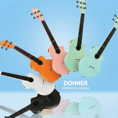 Donner C1 Carbon Fiber Ukuleles