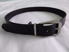 Image of All Saints Black Leather Agatha Western Belt Size S New Unworn