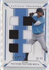 2019 National Treasures Game Gear Material Sixes 38/99 Victor Victor Mesa 0q1p