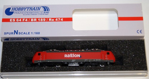 Hobbytrain H 2901 Spur N,  E-Lok BR 189 „Railion“ DB, OVP, Beschreibung, sehr | Zustand: Gebraucht