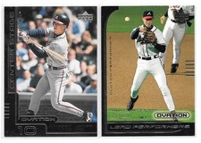 CHIPPER JONES PAIR 2000 UD OVATION CENTER STAGE CS9 LEAD PERFORMERS LP9 BRAVES
