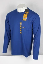 Ariat Men's Rebar Workman Chrome Moto Eagle Long Sleeve T Shirt Glacier 10052670